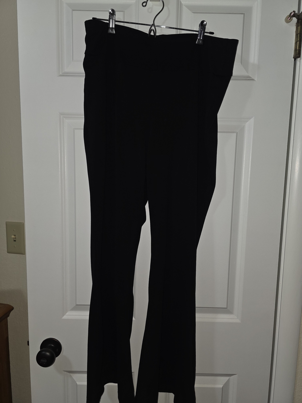 Women's Black Flare Dress Pants